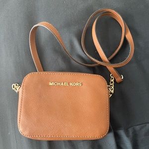 Michael Kors Crossbody Bag in Tan Colour